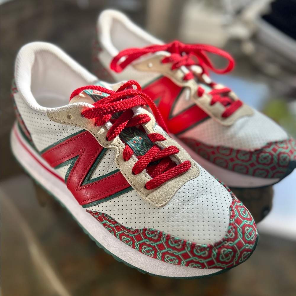 CASABLANCA X NEW BALANCE
X 237 'Red Monogram' Athletic Sneakers
Size: 7.5